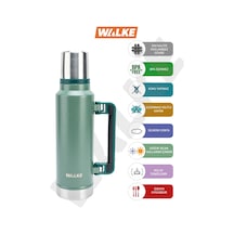 Walke Luxury Vakumlu Çelik Termos 1.2 Litre