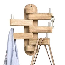 Modern Ahşap Dönebilen Duvar Askısı