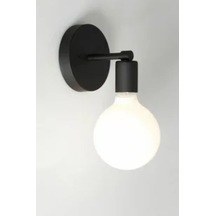 Riolight Modern Tekli Metal Aplik Siyah