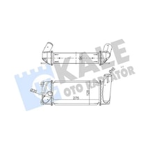 Toyota Corolla De180 Turbo Radyatoru 1.4 D-4d 2013-2018 Kale 358695