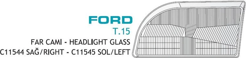 Far Camı Ford Mınibüs Transıt T15 Sol