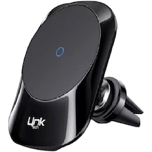 Linktech W793 Premium 2in1 Magsafe Uyumlu 15w Kablosuz Şarj Araç İçi Telefon Tutucu