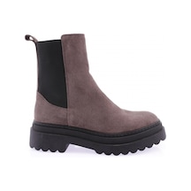 Dgn 345-t Kadin Kalin Taban Strech Detayli Bot 345-T-1567-R2759 Sütlü Kahve