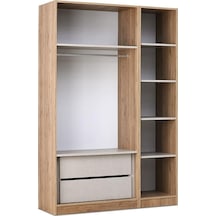 Mercan Mdf 3 Kapılı 2 Çekmeceli Gardrop Elbise Dolabı 120x53x216 CM 001 Mercan Mdf 3 Kapılı 2 Çekmeceli Gardrop Elbise Dolabı 120x53x216 CM 001