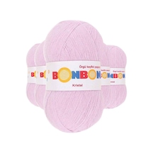 5 Adet Kristal El Örgü Lif İpi Lila 98332