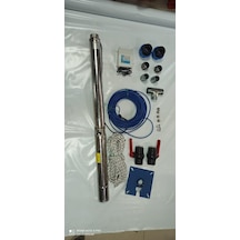 Impo Sk 406/13 2hp Krom Başlıklı 60 Mt Yassı Kablolu Ve Panolu 120 Mt Halatlı Çift Vanalı Akıtma Başlıklı Monofaze Takım Dalgıç Pompa