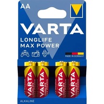 Varta Longlife Max Power Aa Alkalin Kalem Pil, Lr6, 1,5v, 4'lü