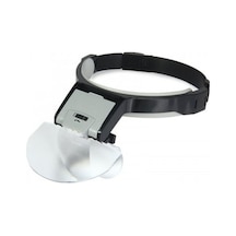 Lens Takmalı 5 Lenslı Led Lambalı Şapka Tip Büyüteç