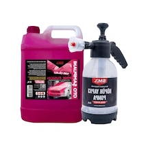 Cilalı Oto Şampuanı Ve Köpük Yapıcı Pompası, 5 Lt Ve 2 Lt Set