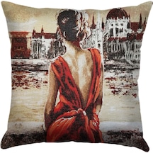 K47-Dokuma Goblen Kırlent Kılıfı