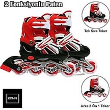 Avessa Işıklı Teker Çift Sıra Ayarlanabilir Paten İçerisinde Tek 001