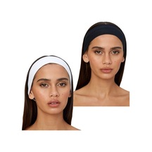 2'li Kombin Saç Bandı Seti - Elastik Kaymaz İnce Esnek Pamuk Emici Kadın Saç Bandı Bandana, Unisex Spa Koşu Yoga Diğer