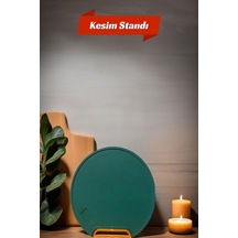 1 Adet Yeşil Mutfak Sebze Meyve Et Balık Ekmek Doğrama Kesme Tahtası Standlı Kesim Panosu Diğer