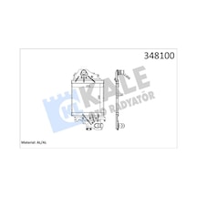 Kale 348100 Turbo Radyatörü Intercooler - Renault Clio 2001- 1.5 Dci Dizel 8200685747 - 7700436091 - 8200252209