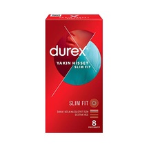 Durex Yakın Hisset Slim Fit Extra İnce 8'li