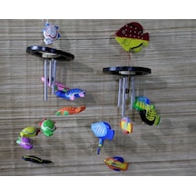 Hayvan Figürlü Rüzgar Çanı Model 1 Çok Renkli