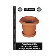 Premium Antik Saksı 19 Lt No 4 Bahçe Büyük Balkon