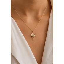 Sefa Gold 14 Ayar Altın Kutup Yıldızı Kolyesfkl256