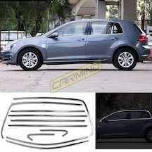 Vw Golf 7 - 7.5 Krom Cam Çerçevesi Set 2013-2020 10 Parça