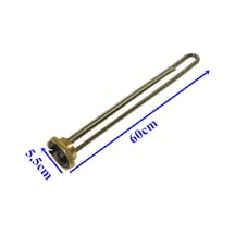 1-1/4" 60 CM Güneş Enerjisi Rezistansı 3000 W Termostatsız - Kapaksız - Contalı