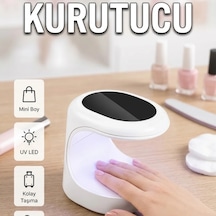 16 W Uv Led Mini Kalıcı Oje Kurutucu Taşınabilir 3 Led Tırnak Kurutma Cihazı