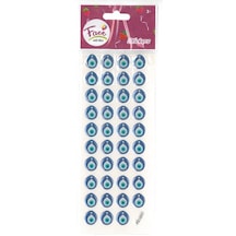 Sticker Nazar Boncuğu 1,3 Cm 39 Adet Sticker 1 Paket Fc-217