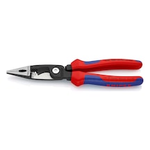 Knipex Elektrik Tesisatı Pensesi Siyah Attramentize, Çok Bileşenli Saplı 200 Mm 13 82 200