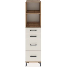 Hyperion Dolap 2 Raflı 4 Çekmeceli 44x44x182 Çam-aytaşı Atlas Çam
