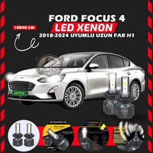 Ford Focus 4 2018-2024 Uzun Far Uyumlu Şimşek Etkili Led Xenon Premium Series H1