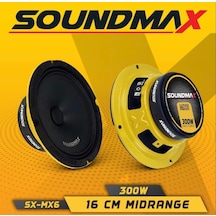 Soundmax 16 Cm Midrange Ciftti 600Wat 200Rms -  2 Adet