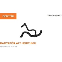 Radyatör Hortumu Renault Megane-r19 1,4-1,6 8v 770