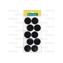 Pacific Siyah Yapışkanlı Keçe Ø 45mm