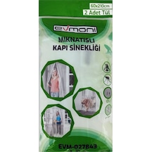 Evmoni Kapı Sinekliği Mıknatıslı 2 Parça 60x210cm 5 Adet