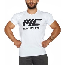 Musclecloth Basic T-Shirt Beyaz