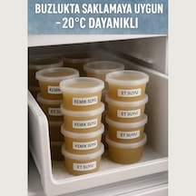 Jouis Saklama Kabı Sos 50 Adet 120 Ml 4 Oz Kemik Suyu, İlik Suyu, Anne Sütü, Sos Ve Püre Dondurucu Uyumlu Buzluk Kabı, Sızdırmaz Kapaklı Bpa İçermez - Kaliteli