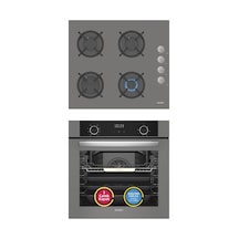 Simfer 10 Fonksiyon Airfry Gri 2'li Ankastre Set (8217 Fırın + 3538 Ocak)