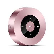 Taşınabilir Mikrofonlu Mini Bluetooth Hoparlör: Dokunmatik Ekran, Hd Ses Ve Hızlı Şarj - Rose Gold