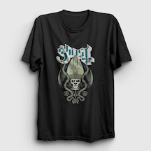 Presmono Unisex Snakes Ghost T-shirt Siyah