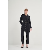 FTZ Women Ftz Pantolonlu Takım Siyah 31035 Siyah