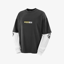 Salomon Salomon Ls Tee Slam Jam Erkek Sweatshirt Deep Black Lc2719900 Siyah
