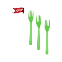 Roll-Up Plastık Yesıl Partı Çatal 25 Lı Pk Yeşil