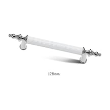Ehobici.Ltd Asos Krom Beyaz Lüks Mobilya Dolap Çekmece Kulp 128Mm