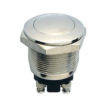 Buton Pbs 28B Yuvarlak Metal 19 MM 2 Pin Vida Pin Dışa Konik Bom