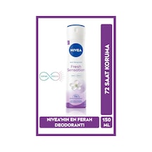 Nivea Fresh Sensation Kadın Sprey Deodorant 150 Ml,72 Saat perspirant Koruma,uzun Süren Ferahlık