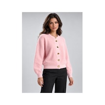 Velora Grup Triko Sakallı Hırka Pembe - 938371322 Pembe