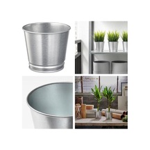 Saksı Paslanmaz Çelik Bitki Saksısı Boyanabilir 9cm 001