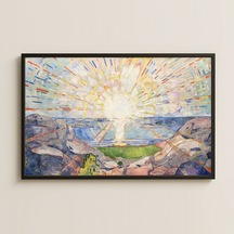 Edvard Munch Güneş Uv Baskı Pvc Tablo