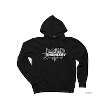 Mühendis Trust Me Siyah Kapşonlu Sweatshirt Hoodie Siyah Mühendis Trust Me Siyah Kapşonlu Sweatshirt Hoodie Siyah