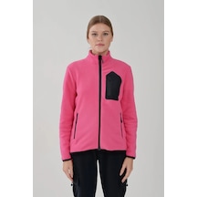Exuma Kadın Tam Fermuarlı Polar Pınk 2322003-662 Pembe