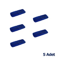 Ekol Orlon Nemli Palet Tablet Mop Mavi 60 CM - 5 Adet